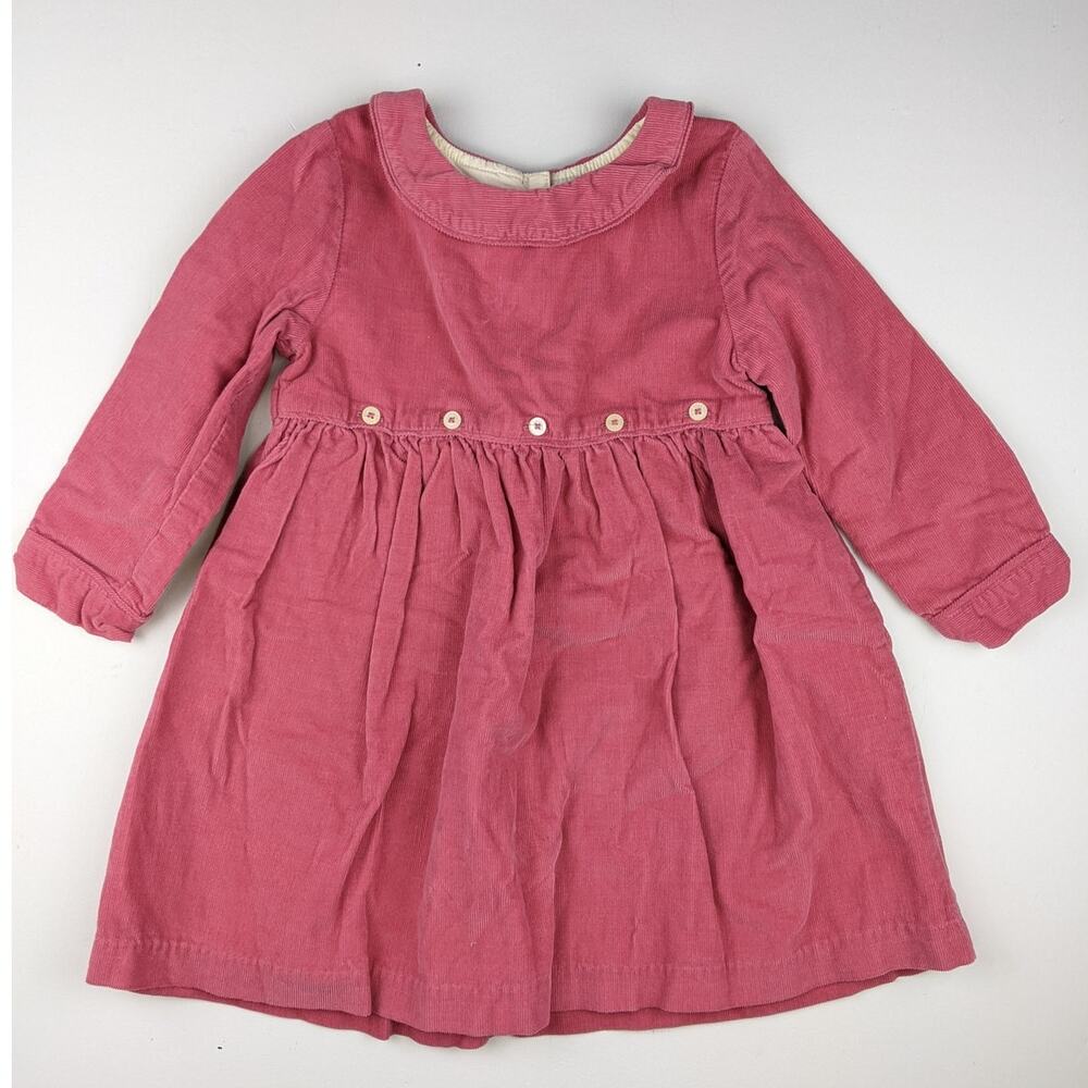 Olive Juice Lined Pink Corduroy Dress 3 Year